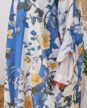 Autumn printed dress long sleeves nero - 2025108