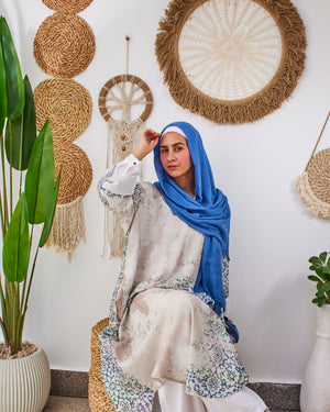 Autumn printed dress long sleeves - 2025109