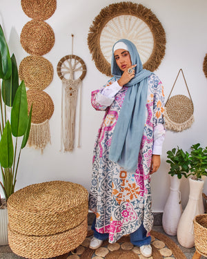 Autumn printed dress long sleeves - 2025110