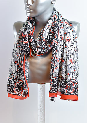 satin scarf - 83218