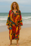 Summer printed dress long sleeves BHYA - 2025013