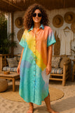 Printed long chemise BHYA - 2025023