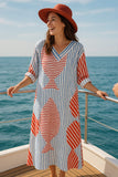 Summer printed dress long sleeves NERO - 2025061