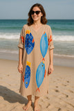Printed dress long sleeves NERO - 2025069