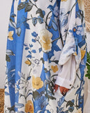 summer printed dress long sleeves nero - 2025108