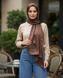 Premium Silk Scarf Collection – Elegance in Every Shad--74256