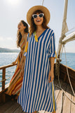 Summer printed dress long sleeves NERO - 2025063