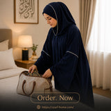 Premium Striped Cotton Isdal – Ultimate Comfort & Modesty --61712