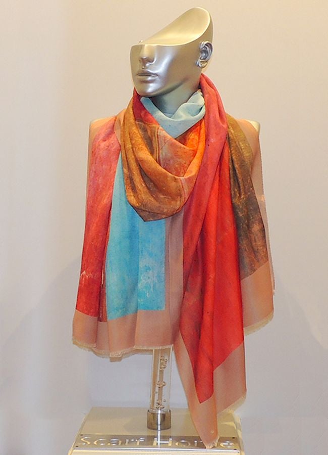 Cotton scarf-61307