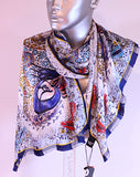 Silk scarf - 84253